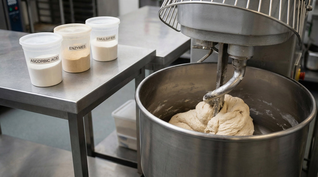 How Ascorbic Acid Works with Enzymes and Emulsifiers in Baking