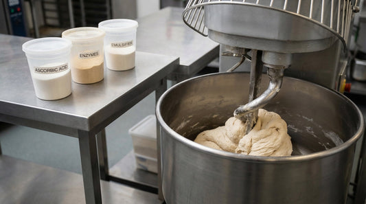 How Ascorbic Acid Works with Enzymes and Emulsifiers in Baking