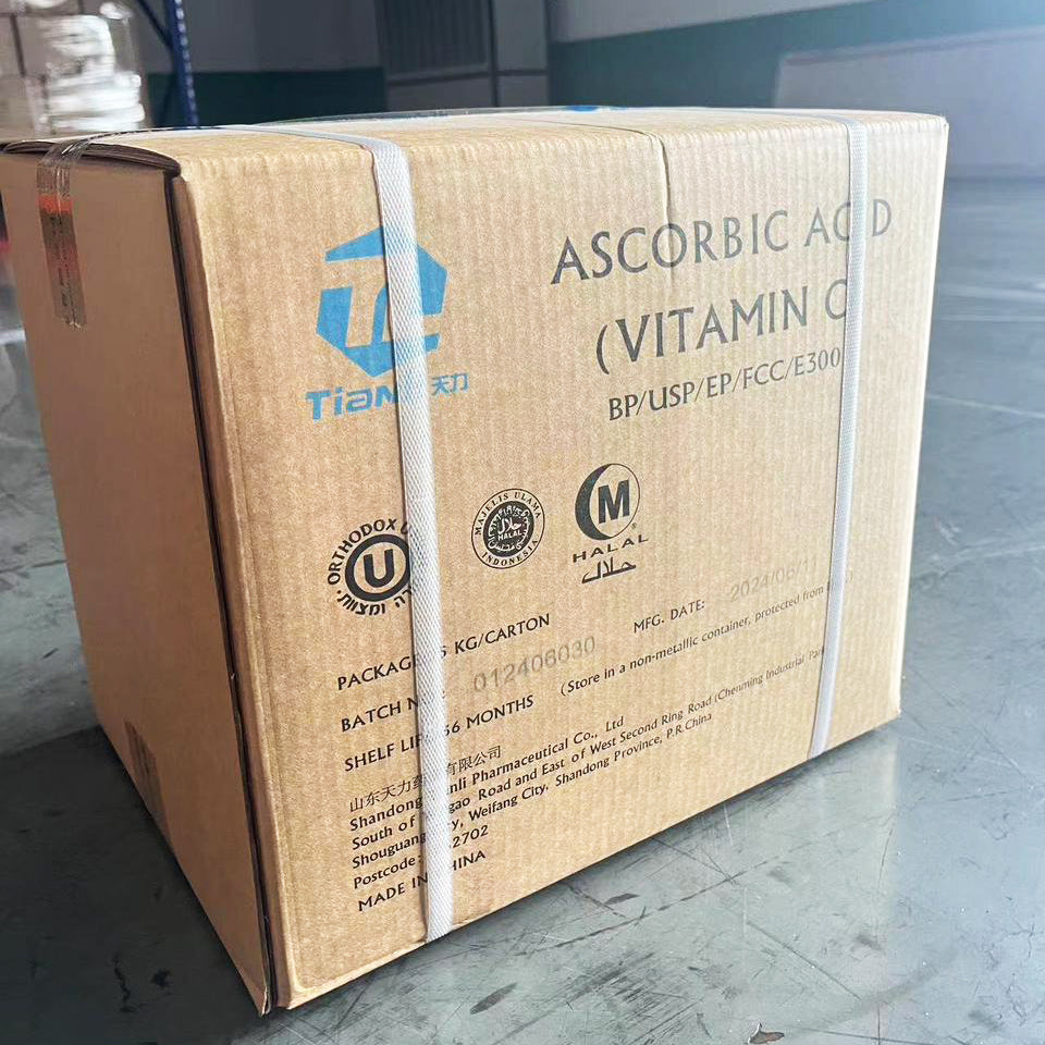 Fcc Box Ascorbic Acid (Vitamin C) USP/FCC – 55 lb (25 kg) box | SDI Chemicals